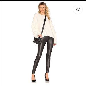 Spanx leather leggings